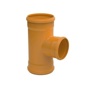 Te de Redução PVC Ocre - Plastfran