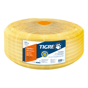 Eletroduto Corrugado Tigreflex 20x50m Amarelo - Tigre