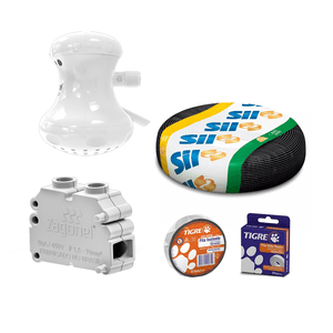 Kit Ducha Gorducha Branco - Zagonel