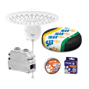 Kit Ducha Eletrônica Optima Branco - Zagonel