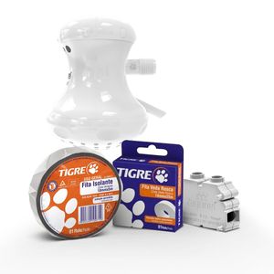 Kit 2 Ducha Gorducha Branco - Zagonel