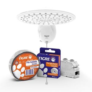Kit Ducha Eletrônica Optima Branco - Zagonel
