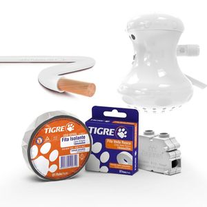 Kit Ducha Gorducha Branco - Zagonel