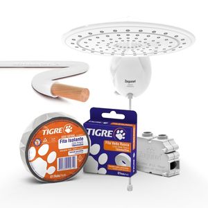 Kit Ducha Eletrônica Optima Branco - Zagonel