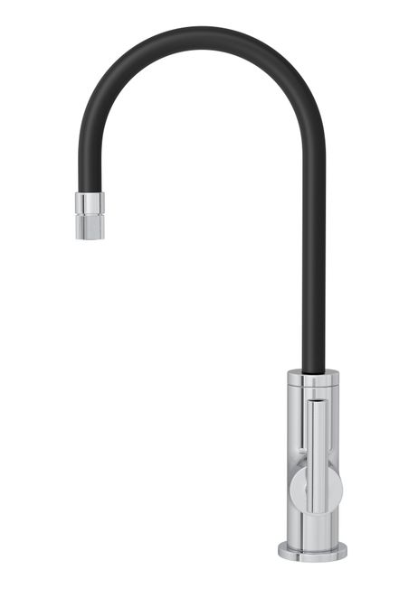 Torneira para Cozinha Monocomando Bica Alta Beta Motion Cromado Preto - Deca-2