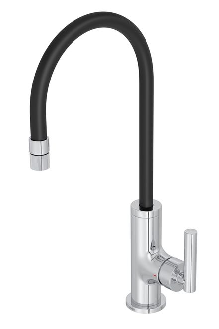 Torneira para Cozinha Monocomando Bica Alta Beta Motion Cromado Preto - Deca-1