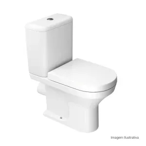 Bacia para Caixa Acoplada com Saída Horizontal Nuova Branco - (P13317) - Deca