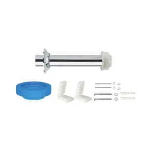 Kit de Instalação para Bacia Convencional Fixação Vertical Cromado - (1200CKITP) - Deca