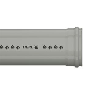 Tubo PVC Esgoto Série R 6m Branco - Tigre