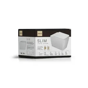 Kit Completo de Bacia com Caixa Acoplada Slim Branca - Deca
