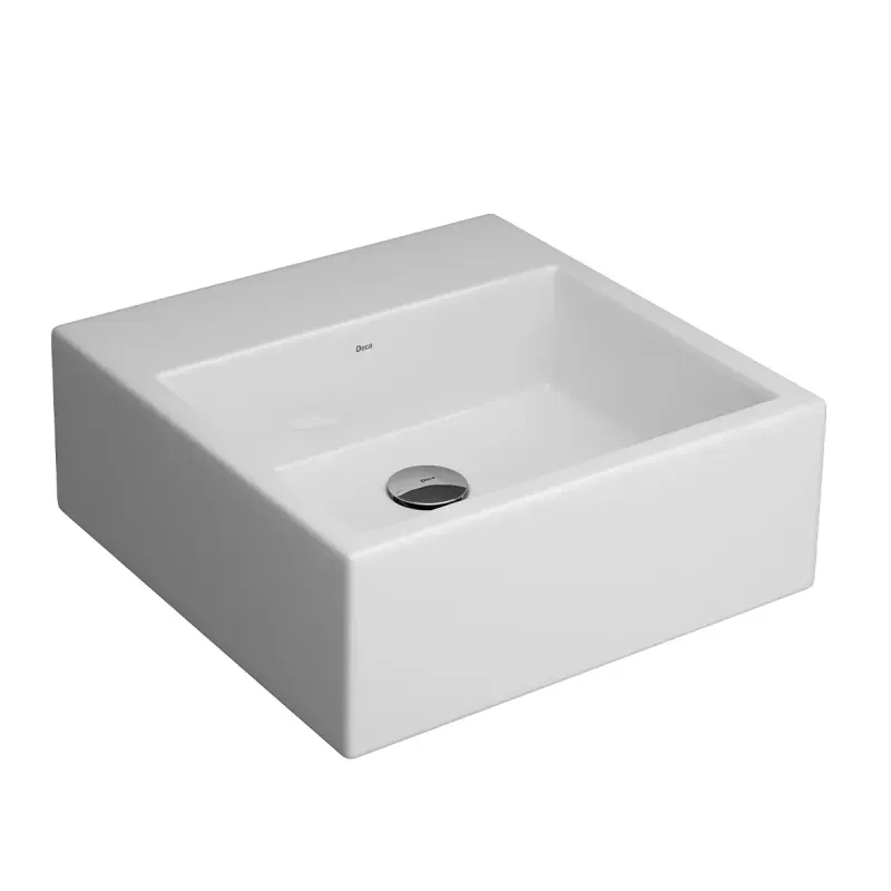 Cuba Suspensa com Mesa Quadrado 415mm Branco L.73S.17 Deca-1