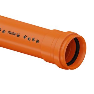 Tubo Esgoto Redux 6m Laranja - Tigre