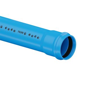 Tubo JEI DeFoFo MPVC 250mm 6m Azul - Tigre