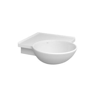 Lavatório Suspenso com Mesa de Canto Master Branco  - L.76.17 -  Deca