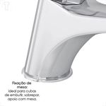 TorneiraparaLavatoriodeMesaFechamentoAutomaticoDecamaticConfortoCromado1173CCONFDeca