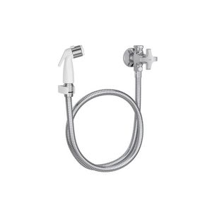 Ducha Higiênica com Registro Gatilho Branco Max Cromado  - 1984.C34.ACT -  Deca