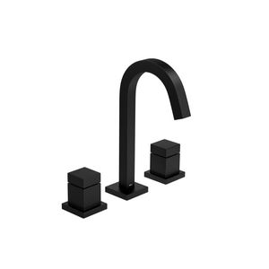 Misturador para Lavatório de Mesa Bica Alta Cubo Black Matte  - 1877.BL86.MT -  Deca