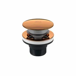 Válvula de Escoamento para Lavatório Click 238x1" Gold Red  - 1601.GL.CLI.RD -  Deca