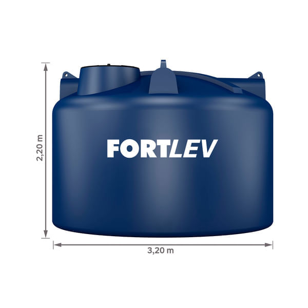 TanquePolietileno15000litrosAzulFortlev