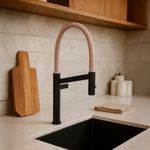 TorneiraparaCozinhadeMesaBicaAltaColoreBlackMatte1189BLMTPTDeca