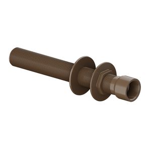 Adaptador com Flange Livre para Caixa D´Água Longo PVC Soldável Marrom - Tigre